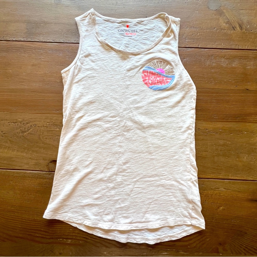 Crewcuts summer tank top girls XL